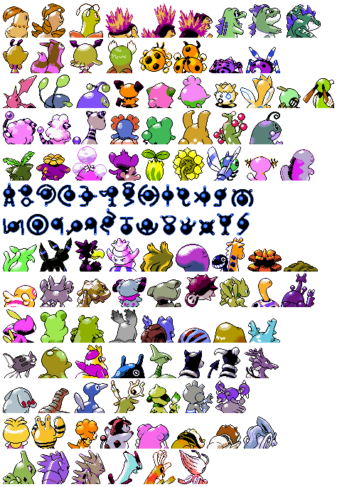 Pokemon Gold Sprites